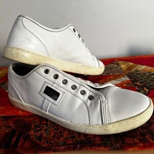 dolce and gabbana white sneakers